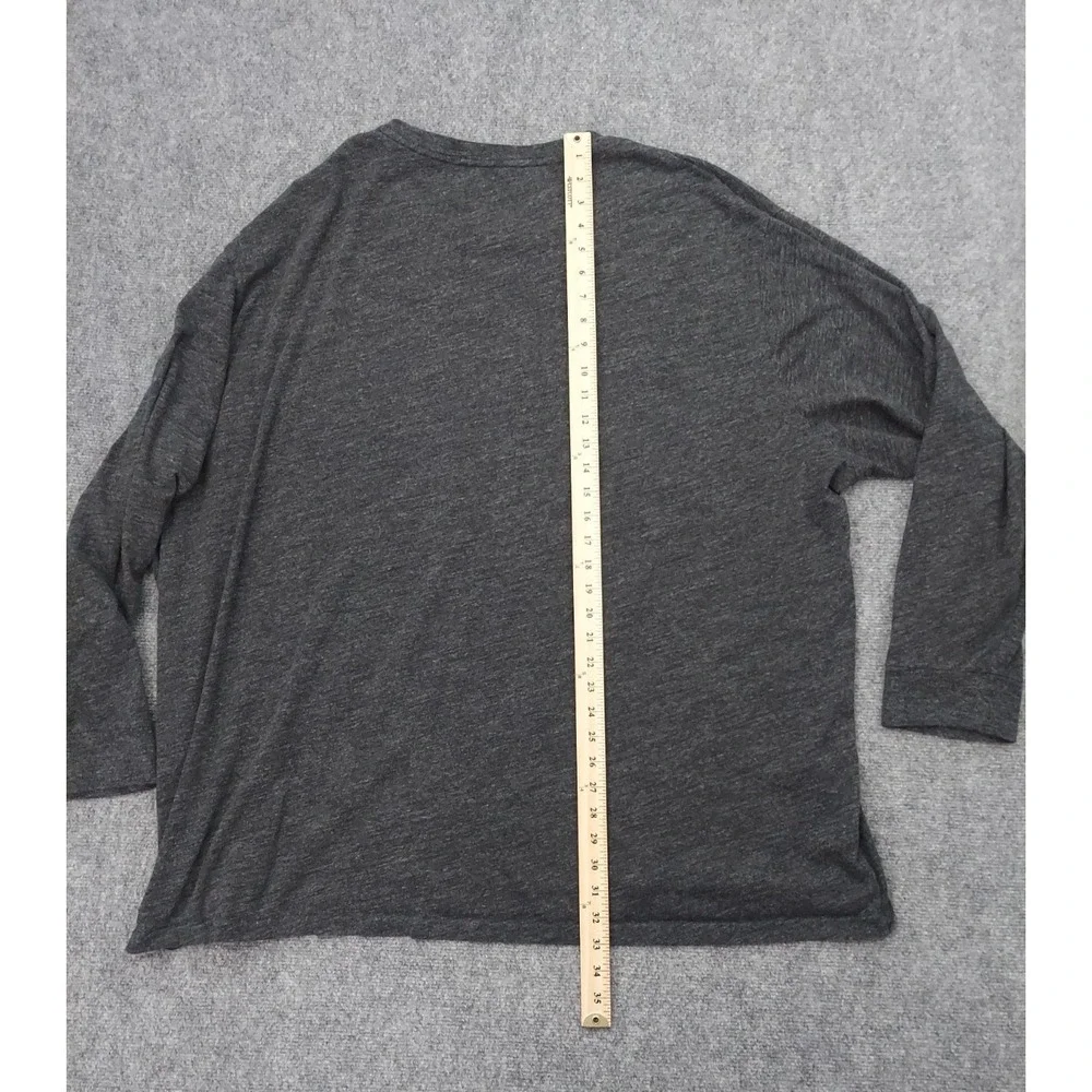Polo Ralph Lauren Shirt Mens 5XL Gray Pony Long Sleeve Tee Pullover Crew Neck